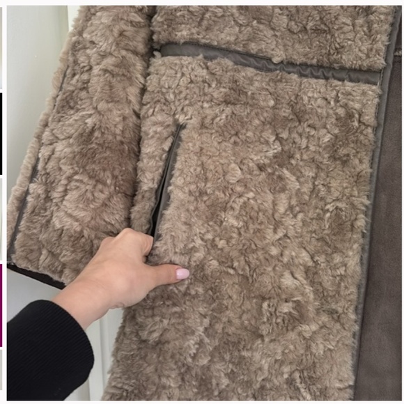 H&M TEDDY FLEECE COAT - Picture 6 of 7